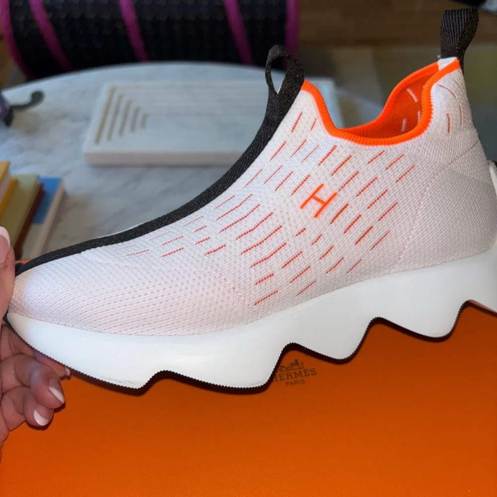 Hermes Eclair Maille Slip On Sneaker - Picture 9 of 16